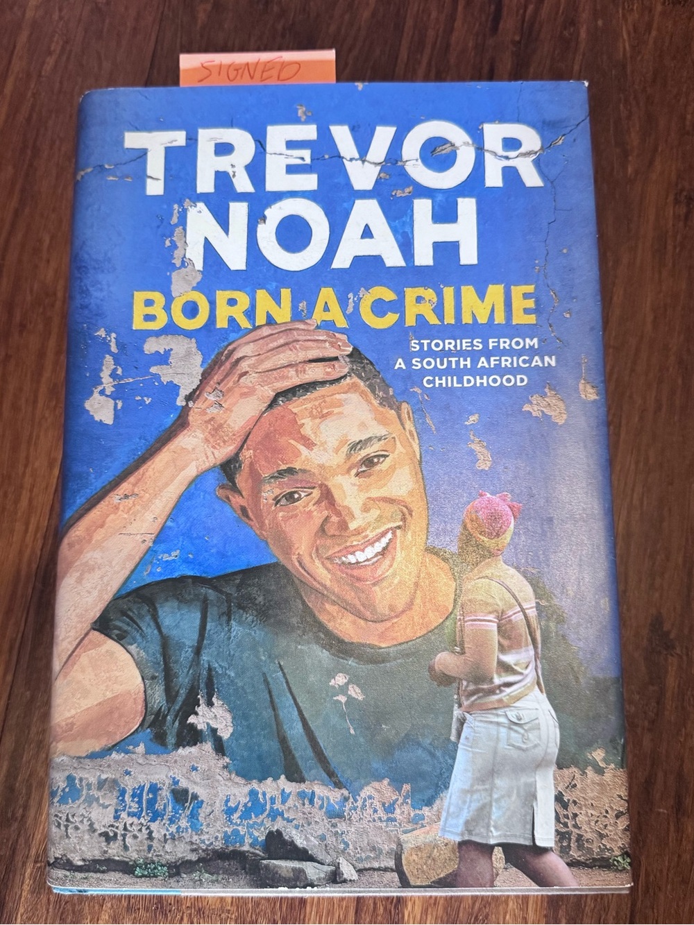 Signed Autograph Trevor Noah Born a Crime Hardcover Book Memoir Autobiography